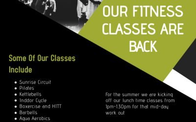 Our Fitness Classes Are Back