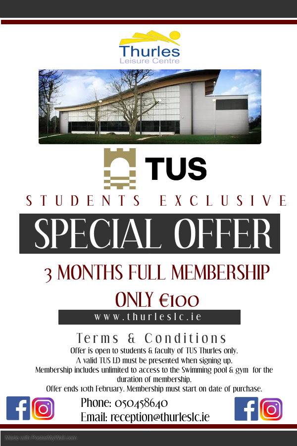 TUS student special offer